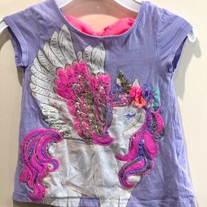 Cynthia Rowley Unicorn Tee - Purple and Pink